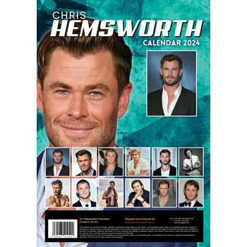 Calendrier 2024 Chris Hemsworth format A3