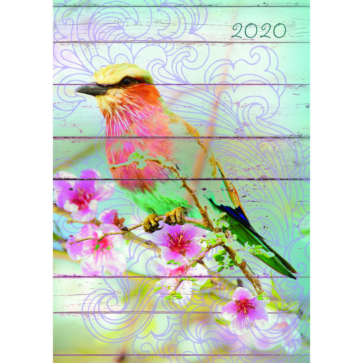 Agenda Dessin Oiseau Fleur 2020