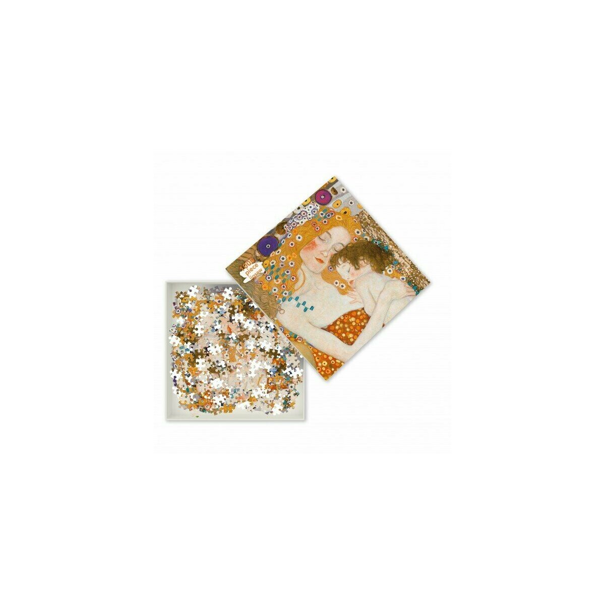 Puzzle 1000p Klimt – Le Baiser Adulte - The Puzzle Box - Magasin de jeu -  3dés
