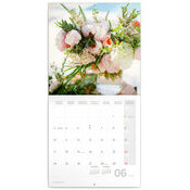 Calendrier 6 mois Fleurs PEFC 2024 - Calendriers