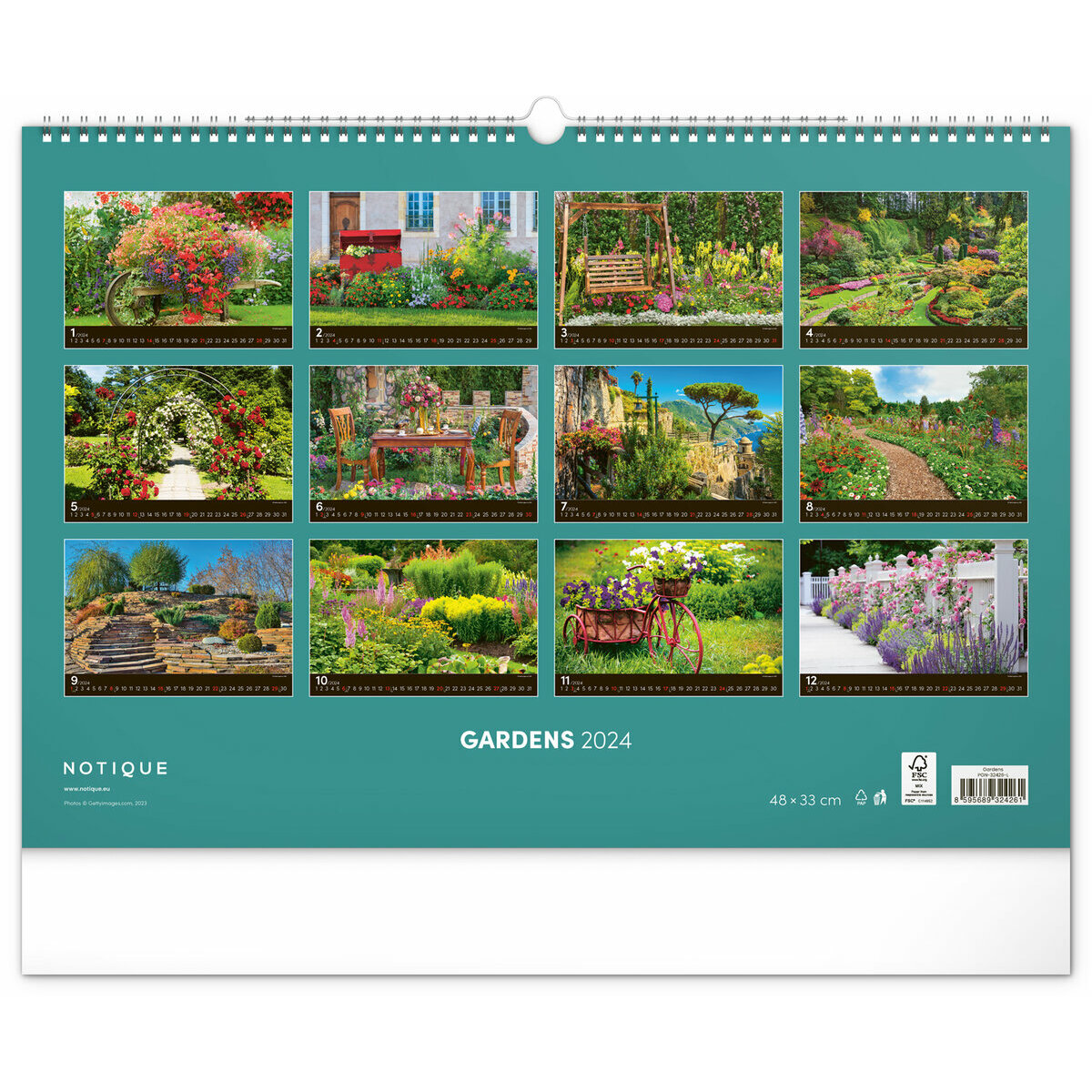 Calendrier 2024 - Collection Nature