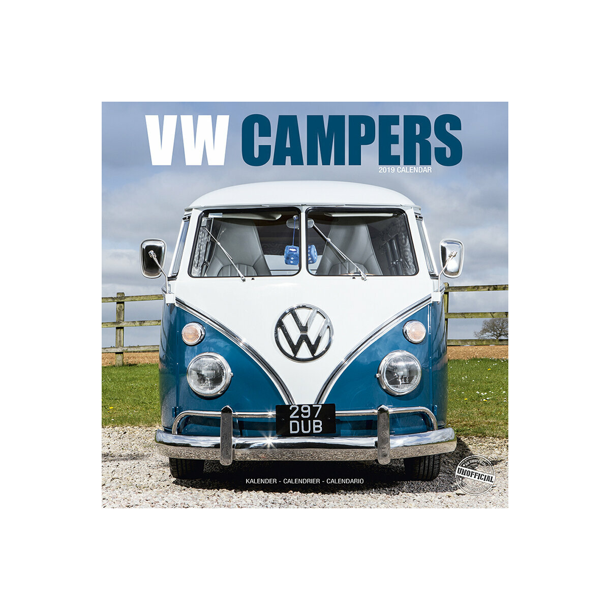 calendrier 2019 combi campers volkswagen