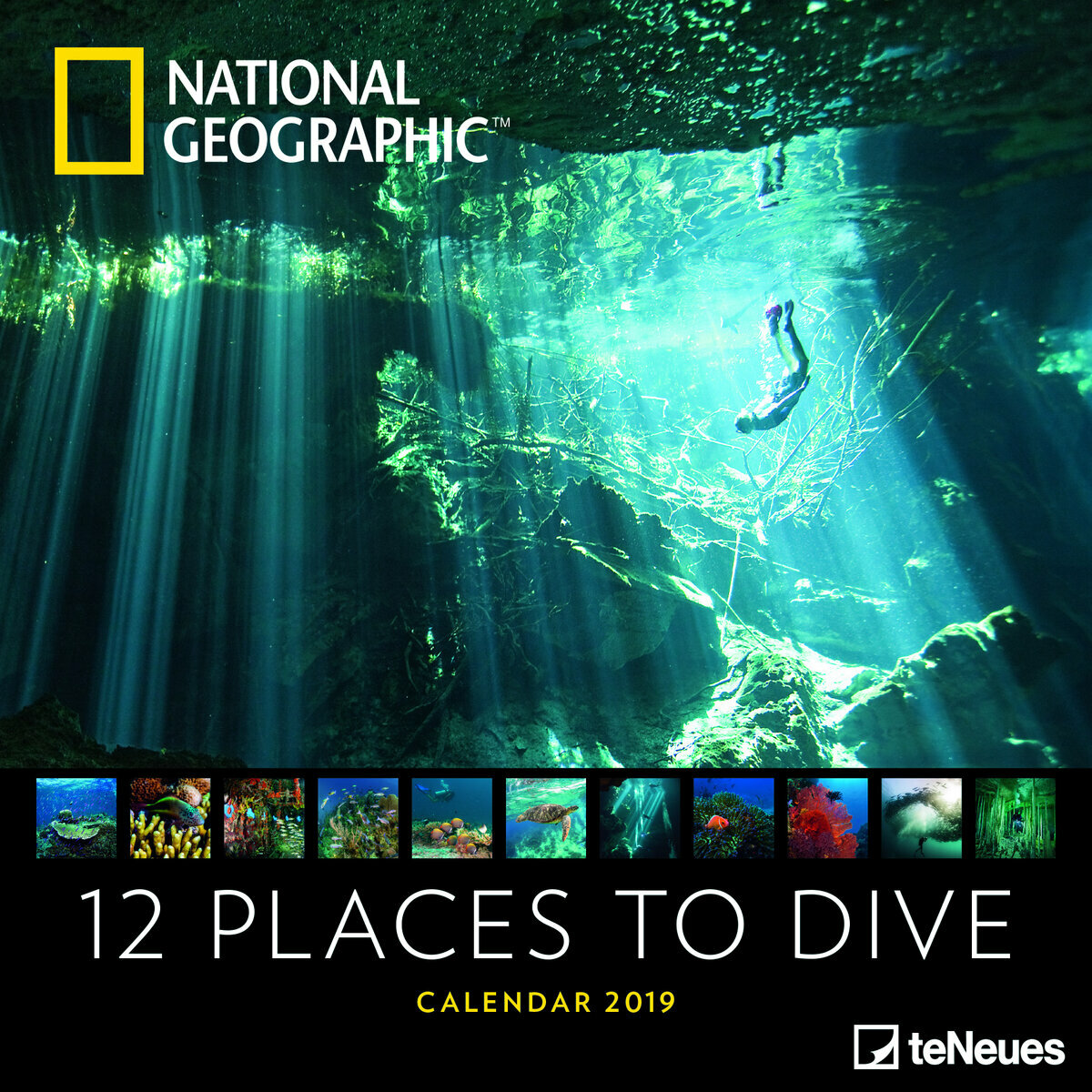 Calendrier 2019 National Geographic Plongée sous marine