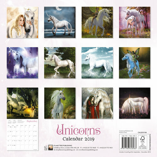 calendrier Licorne 2019