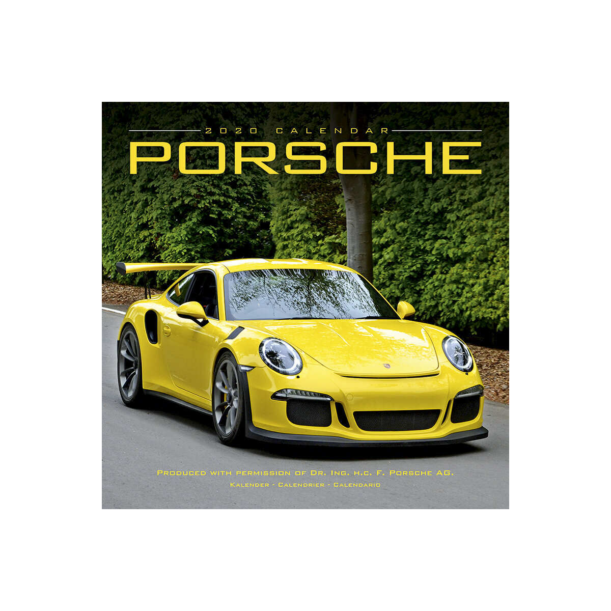 Calendrier 2020 Porsche