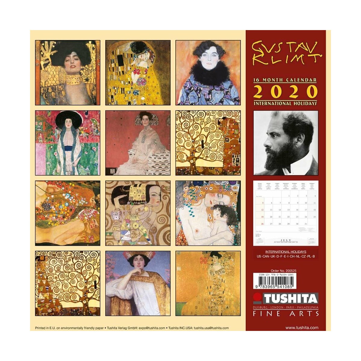 Calendrier 2020 Gustav Klimt - 