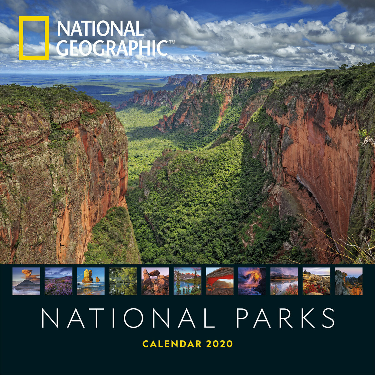 Calendrier 2020 National Geographic Parc Nationaux