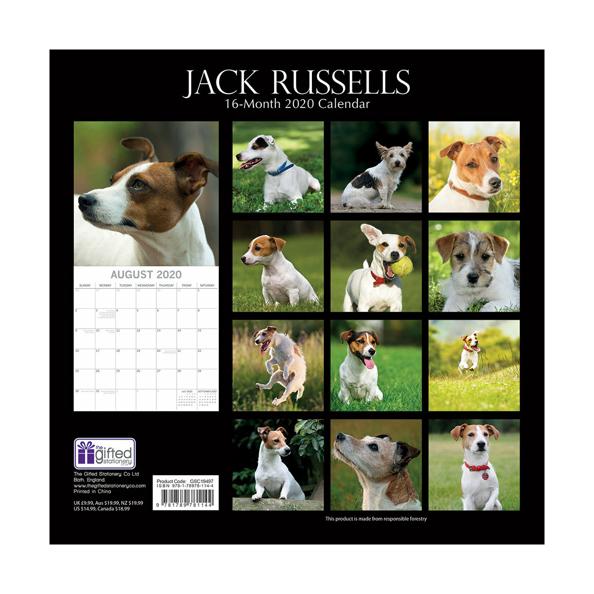 calendrier Jack russell 2020