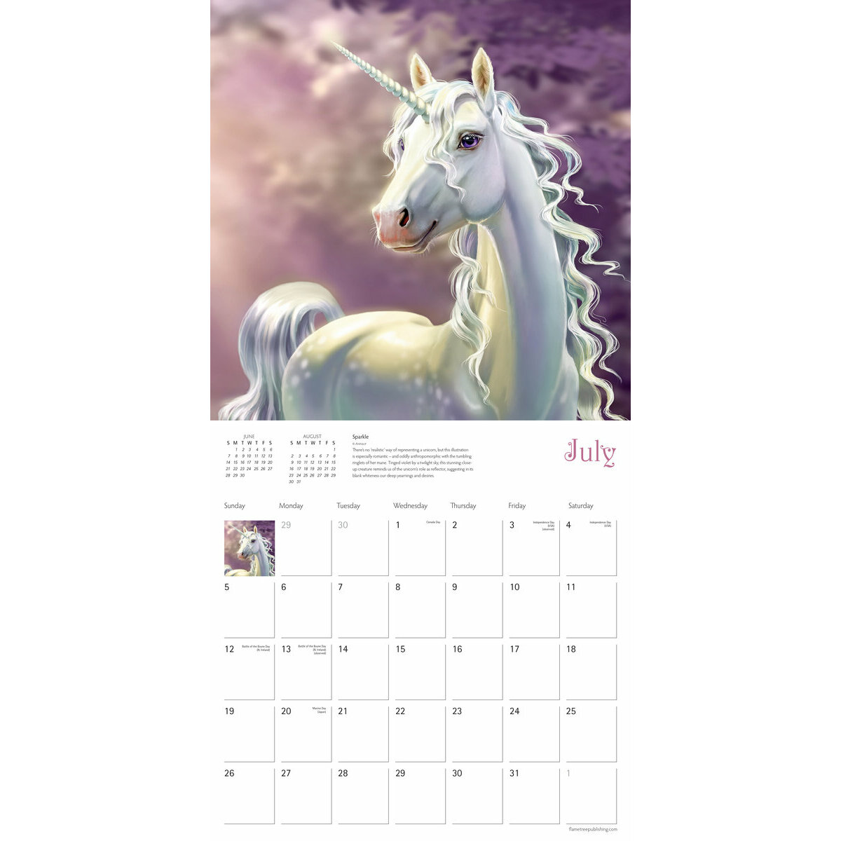 calendrier Licorne  2022