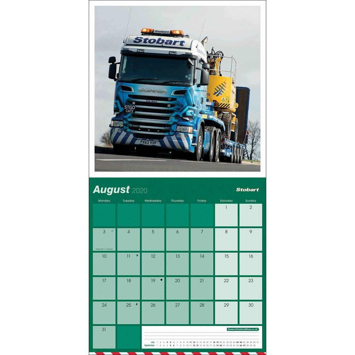 calendrier Camion 2020