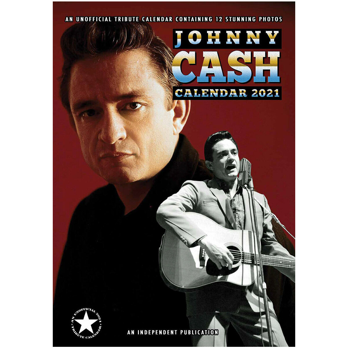 Calendrier 2021 Johnny Cash format A3