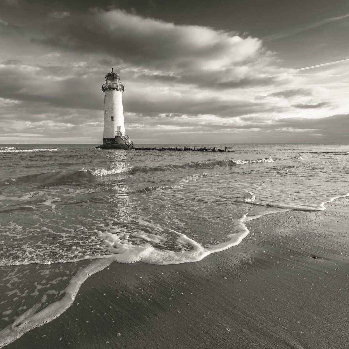 Calendrier 22 Bord De Mer Noir Et Blanc