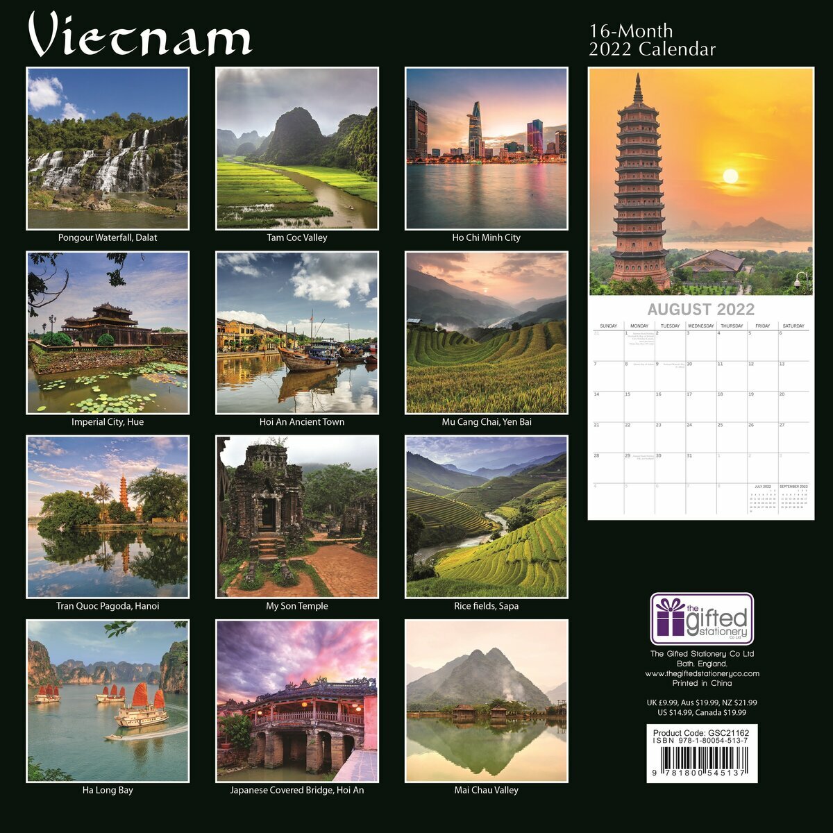 Calendrier 2022 Vietnam