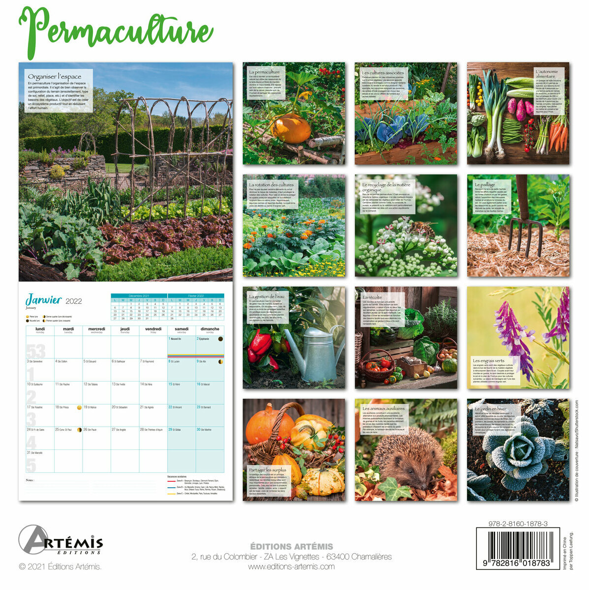 Calendrier Permaculture 2023 Calendrier 2022 Permaculture