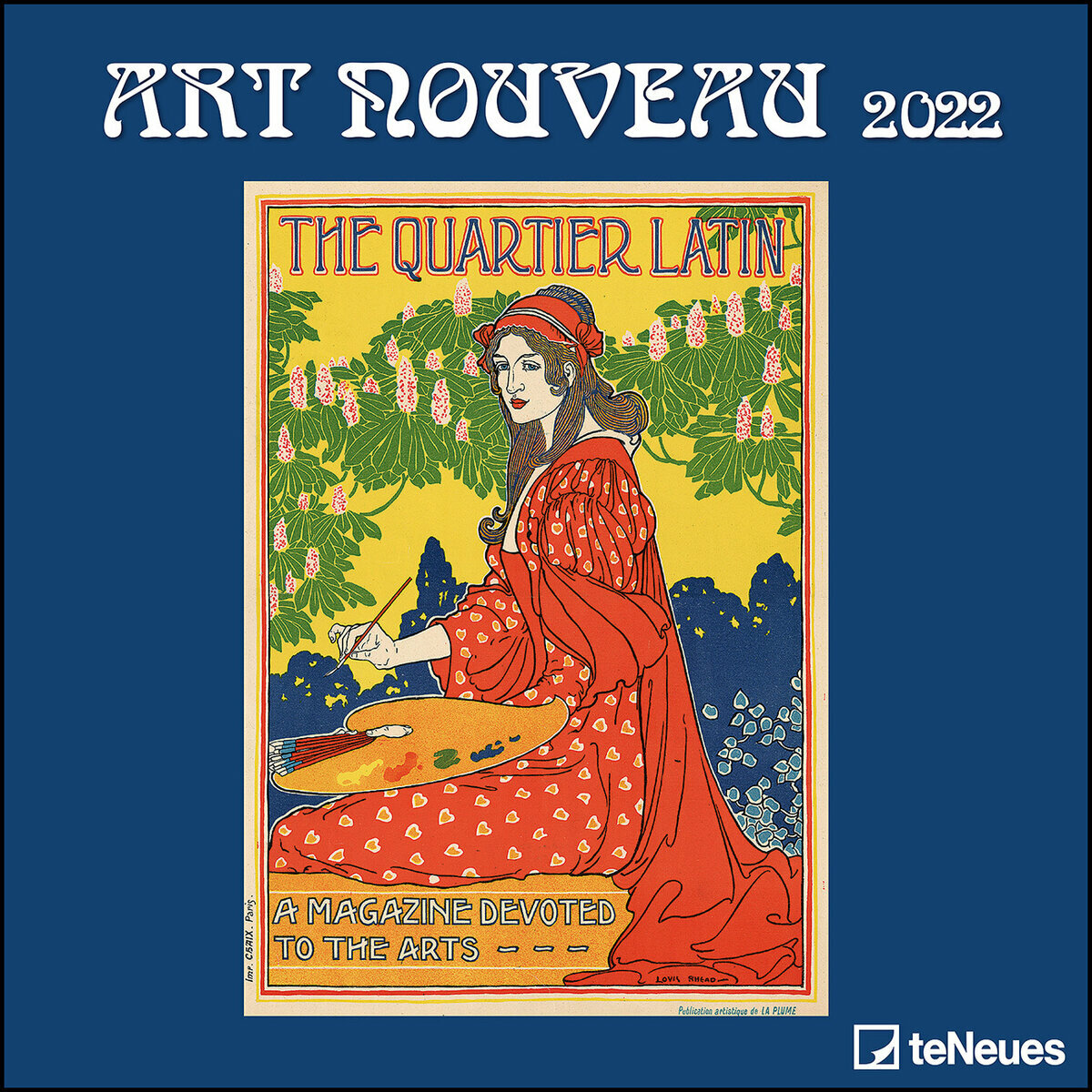  Calendrier  2022  Art  nouveau