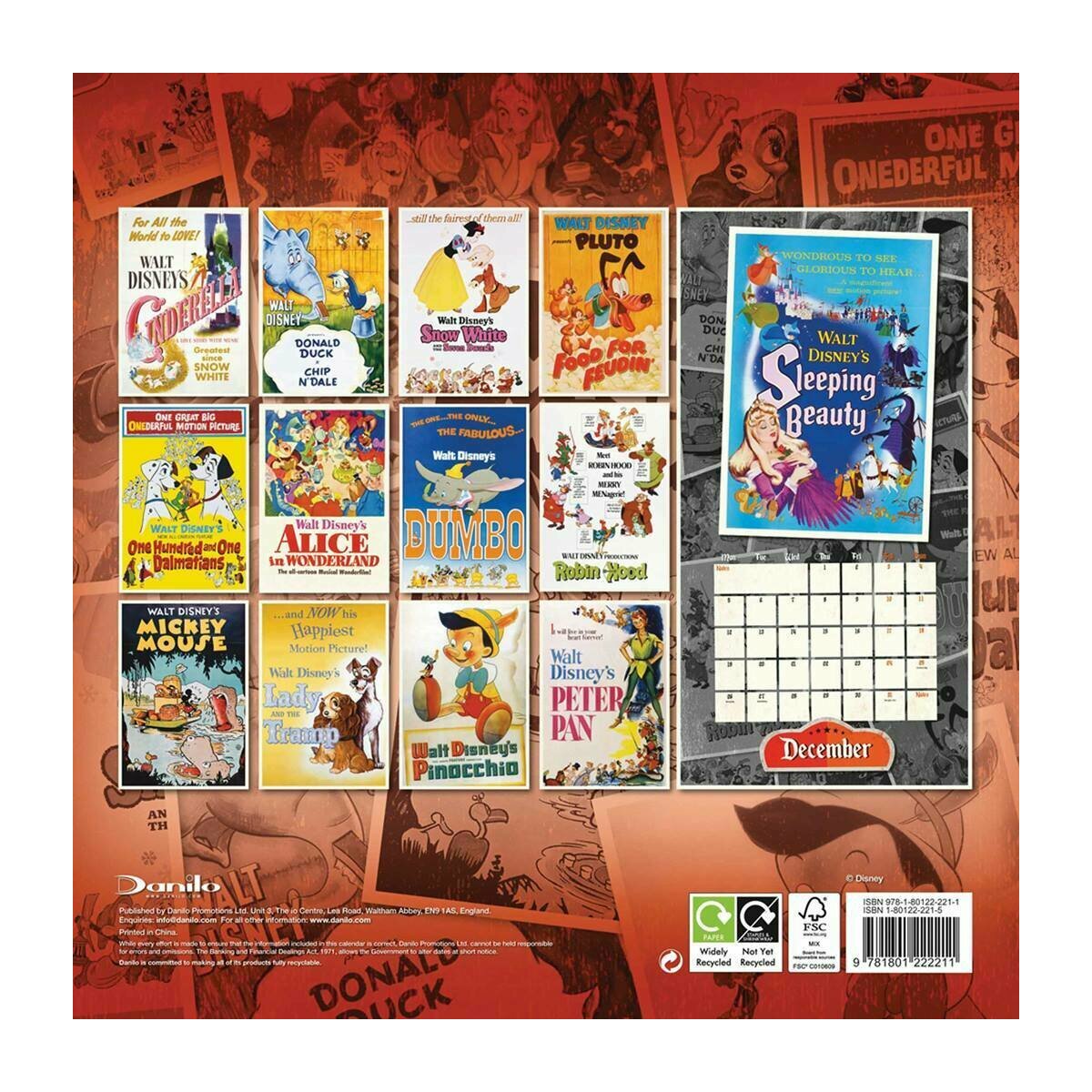 Calendrier Familial Disney 2023 Calendrier 2022 Affiche Disney Vintage