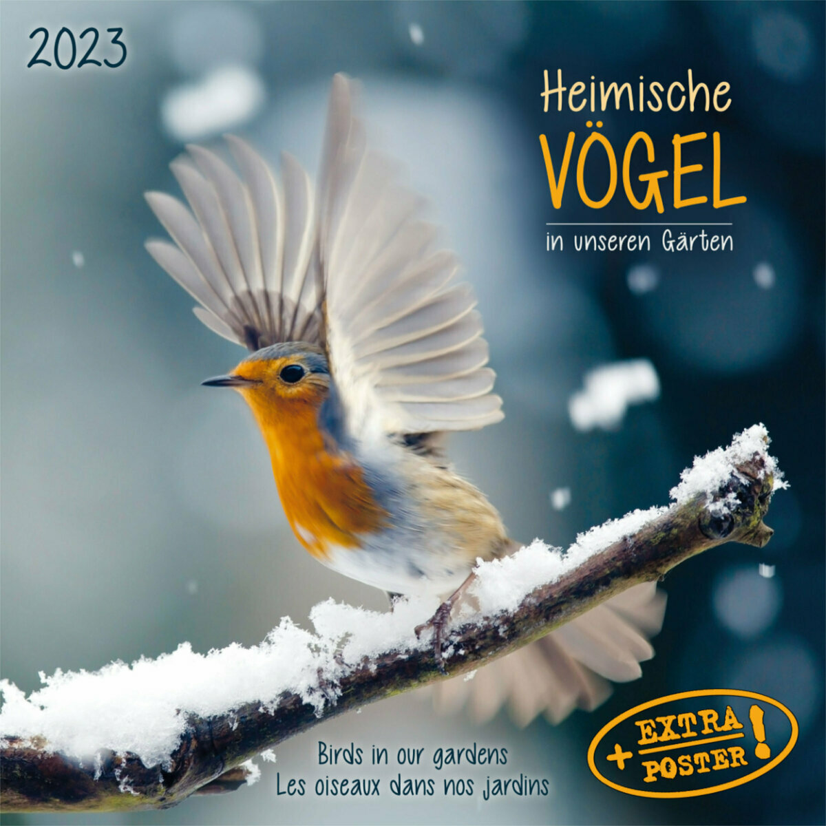 Calendrier Oiseaux 2023 Calendrier 2023 Oiseaux Du Jardin Avec Poster Offert