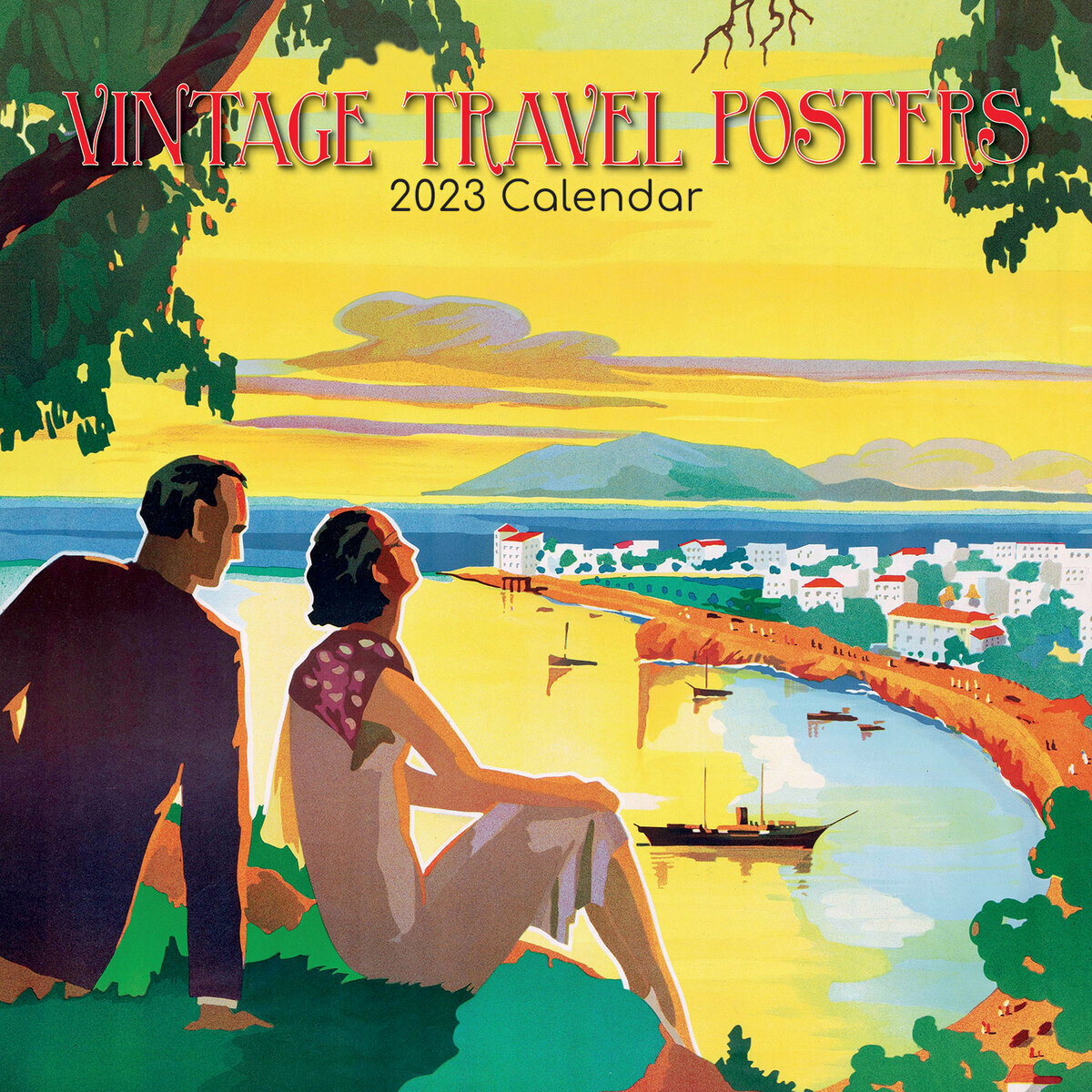 calendrier Affiche voyage vintage 2023