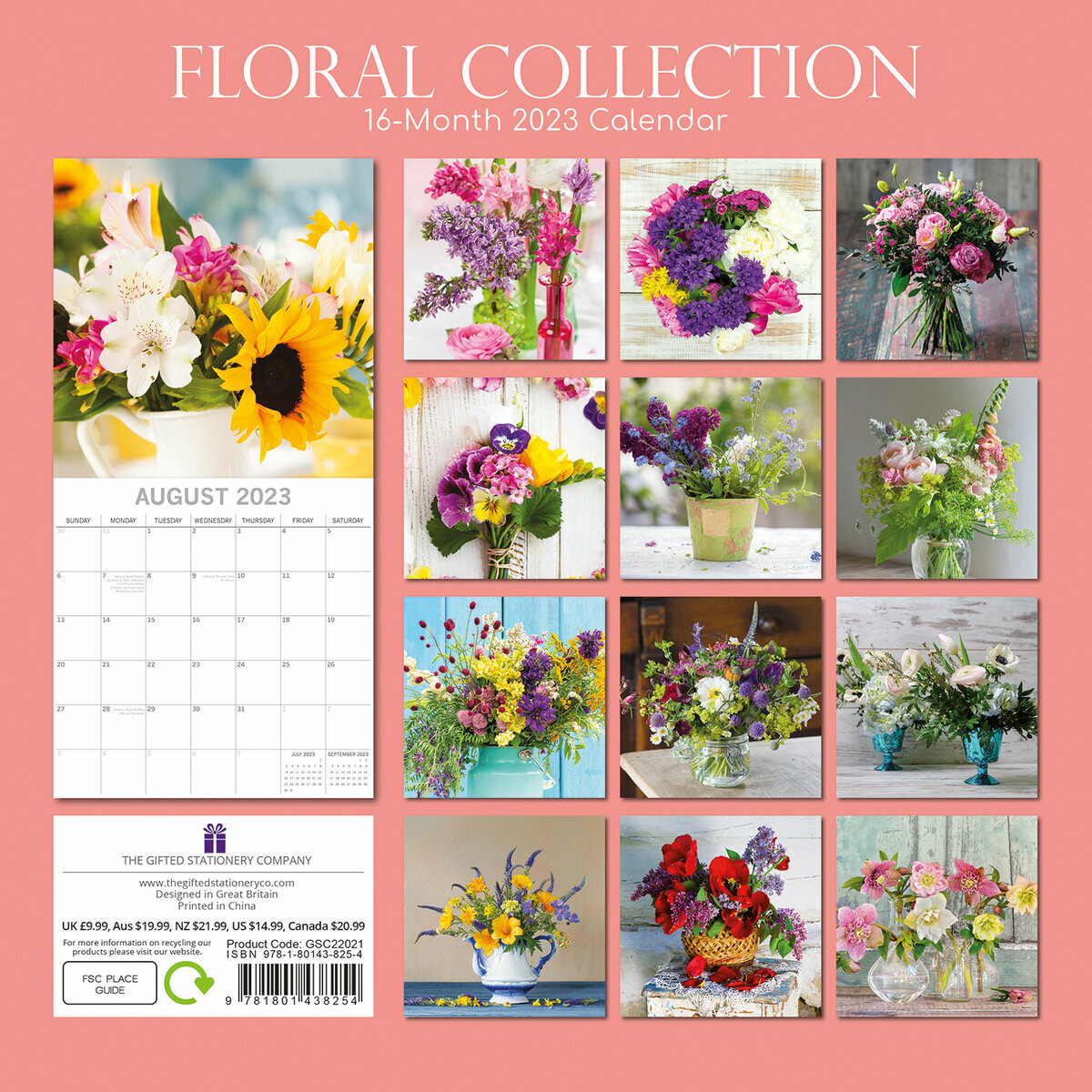 calendrier Fleur du jardin 2023