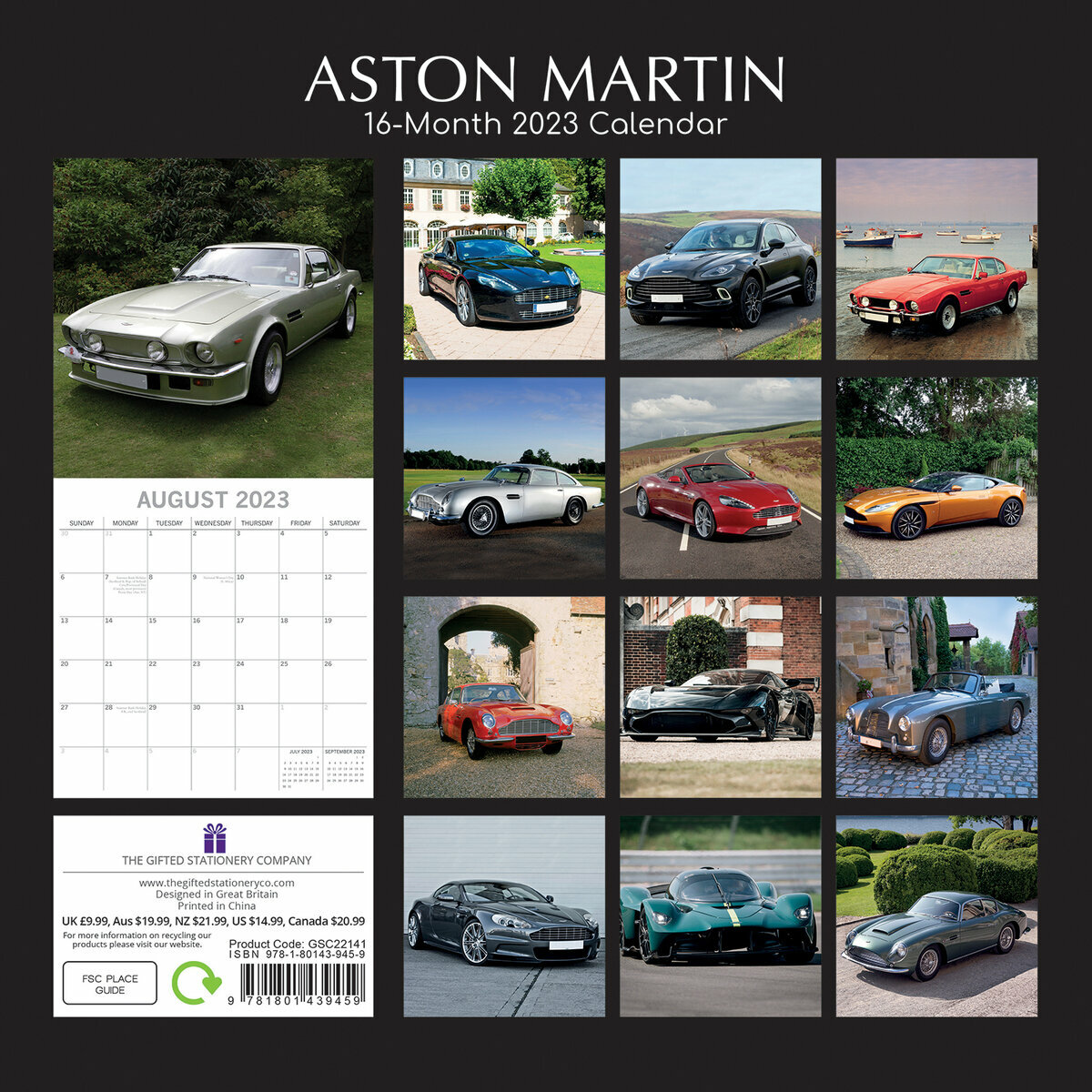 Calendrier 2023 Aston martin