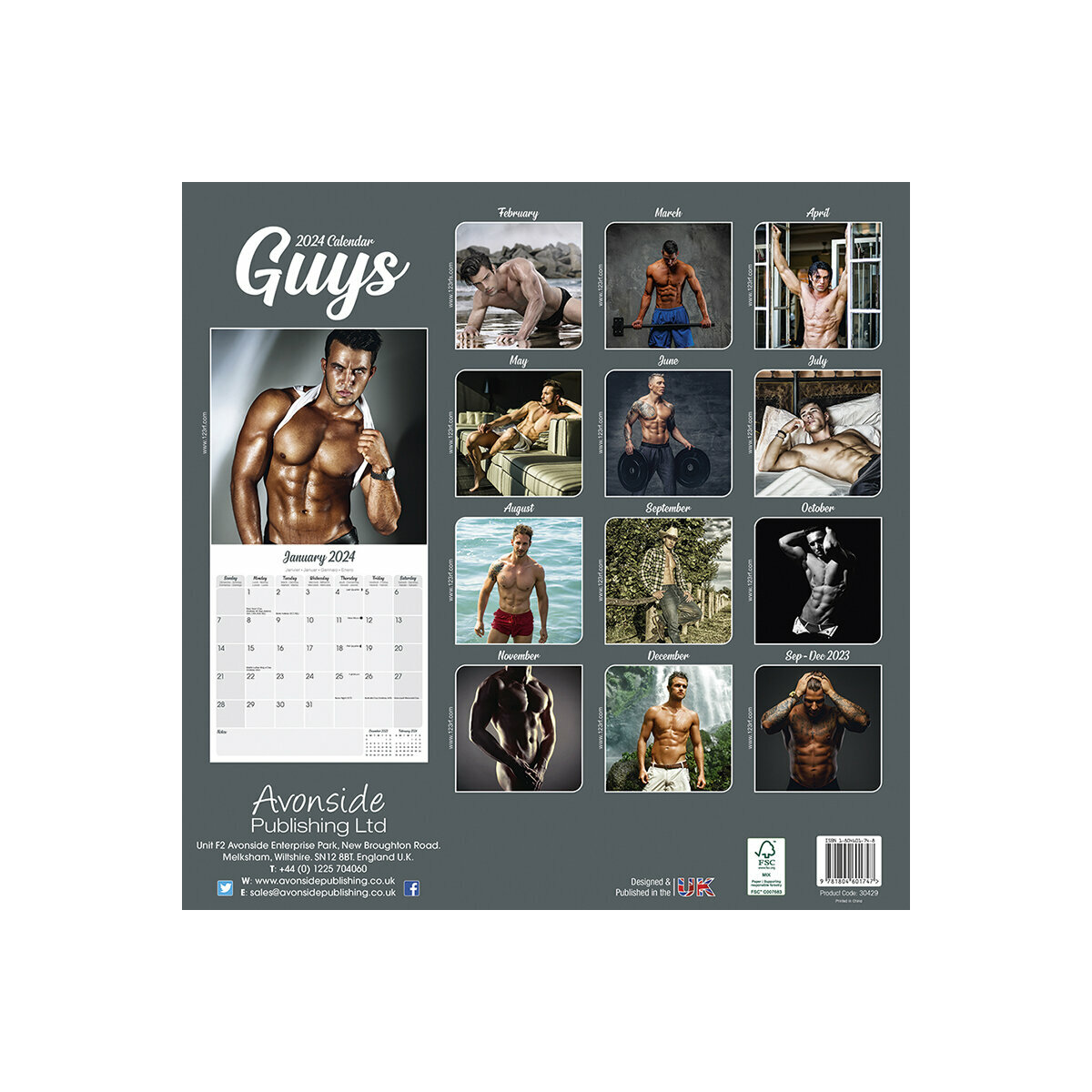 Calendrier 2024 Sexy Homme