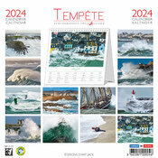 Calendrier Chevalet 2024 Tempte Atlantique Phlippe Plisson