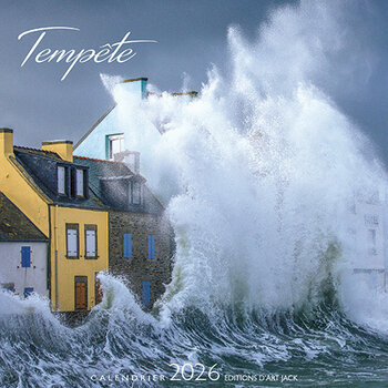 Calendrier Chevalet 2025 Tempête Atlantique Phlippe Plisson