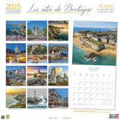 Calendrier mural 2025 Bretagne Saint malo