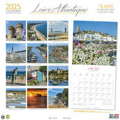 Calendrier mural 2025 Loire Atlantique port plage