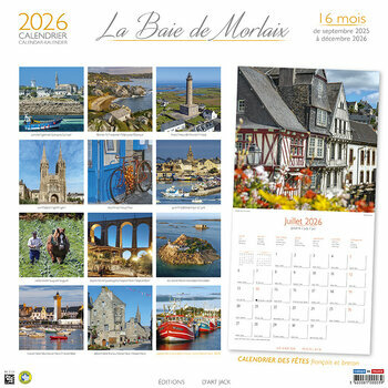 Calendrier 2026 La Baie de Morlaix