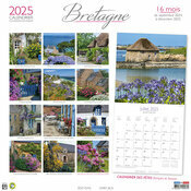 Calendrier Mural 2025 Bretagne fleurs