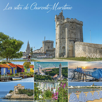 Calendrier 2025 Les Plus Beaux Sites de Charente Maritime