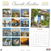 Calendrier Mural 2025 Charente Maritime