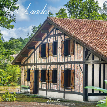 Calendrier 2026 Les Landes Maison Landaise