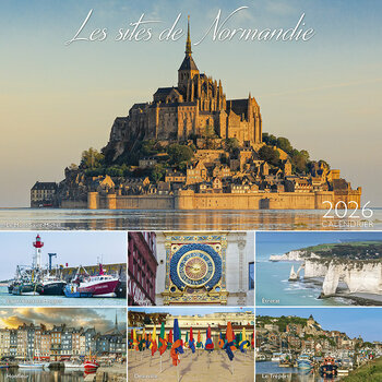 Calendrier 2026 Les Sites de Normandie Le Mont Saint Michel