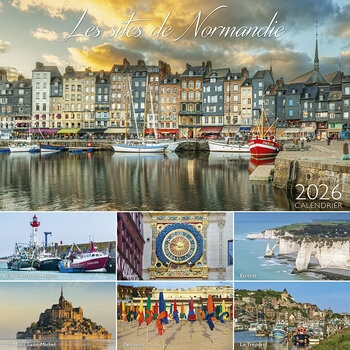 Calendrier 2026 Les Sites de Normandie Honfleur