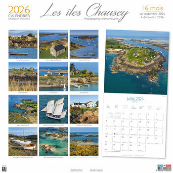 Calendrier 2026 Normandie Les Iles Chausey