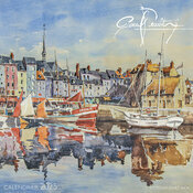 Calendrier Mural 2025 Normandie Honfleur peinture