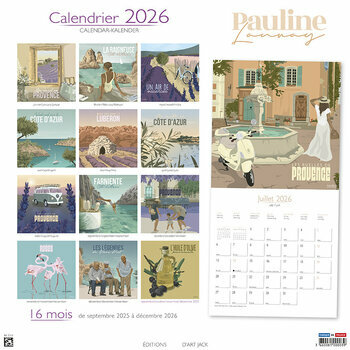 Calendrier 2026 Un Sunset en Provence - Pauline Launay