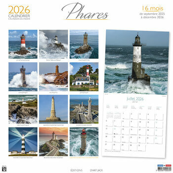 Calendrier 2026 Phares Atlantique