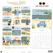 Calendrier Mural 2025 Affiche vacances