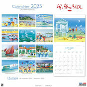 Calendrier Mural 2025 Cambier aquarelle