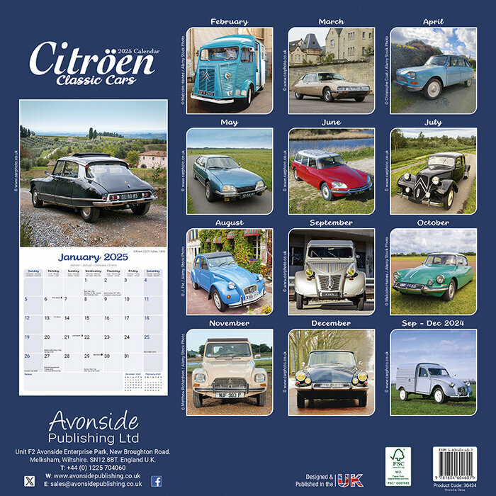 Calendrier 2025 Citron Classique