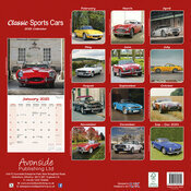 Calendrier 2025 Voiture retro Porshe