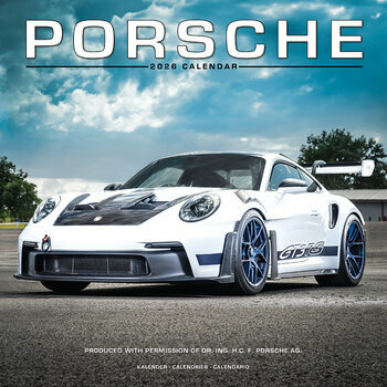 Calendrier 2026 Voiture Porsche