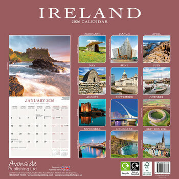 Calendrier 2026 Irlande