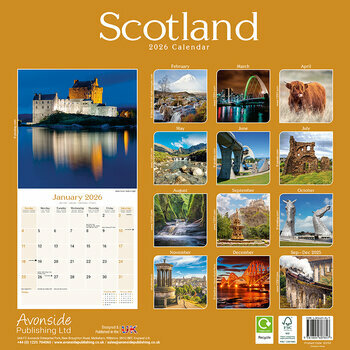 Calendrier 2026 Ecosse