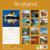 Calendrier 2026 papier Ecosse Cascade