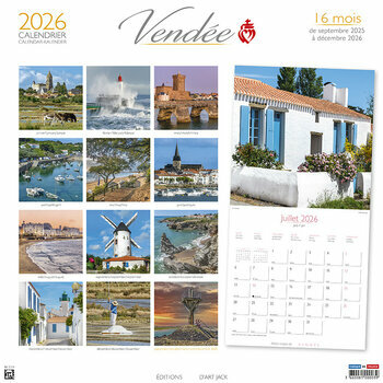 Calendrier 2026 Vendée Port Sables d'Olonne