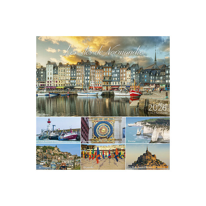 Calendrier Chevalet 2026 Sites Normandie